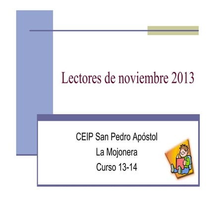 Lectores de noviembre 2013