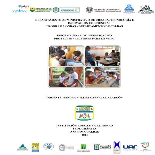 Lectores para la vida - Informe de investigación 2014