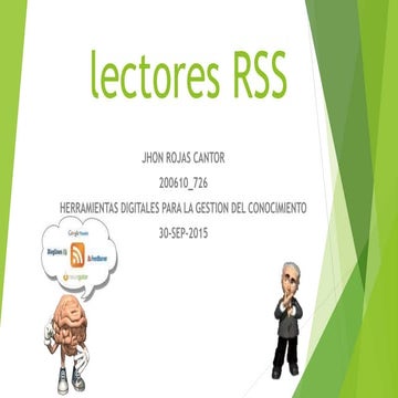 Lectores rss  