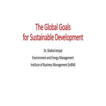 Sustainable Development Goals 2: Zero Hunger | PPTX
