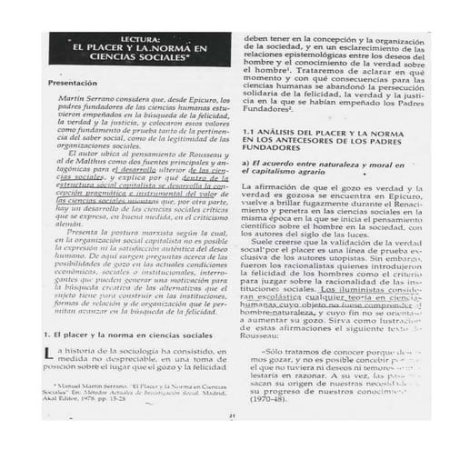 Lectura 2. El Placer Y La Norma