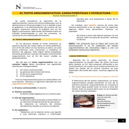 Nivel 2° medio Elementos del texto argumentativo parte 2.pptx