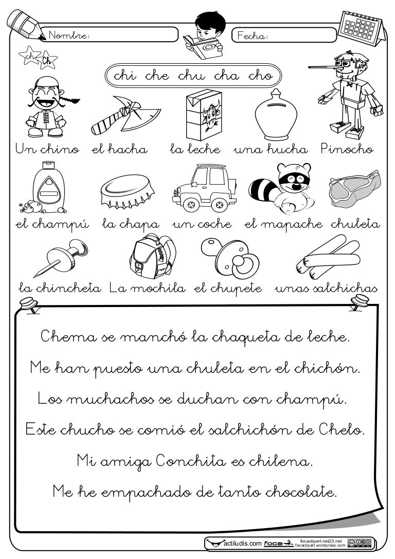 Lectura letra-ch (actiludis.com)