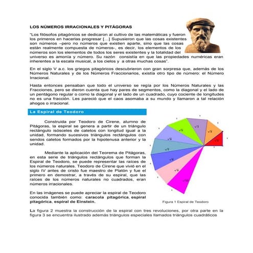 Lectura 1 Los números Irracionales 