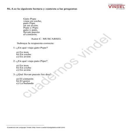 Lectura 2º inicial 2