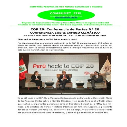 Lectura 6 COP 20 - CdP
