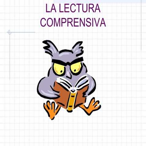 Lectura comprensiva