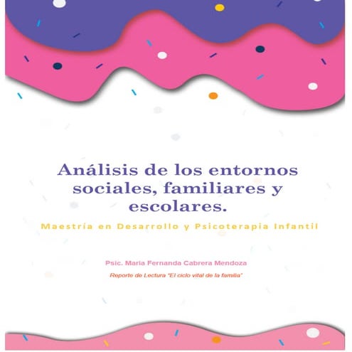 Lectura de el ciclo vital familia reporte