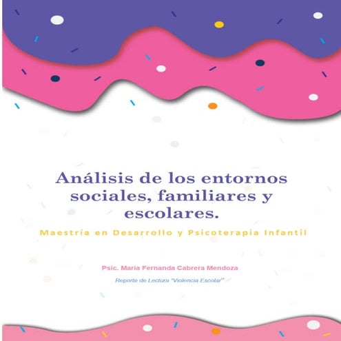 Lectura de violencia escolar reporte