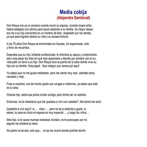Media cobija
