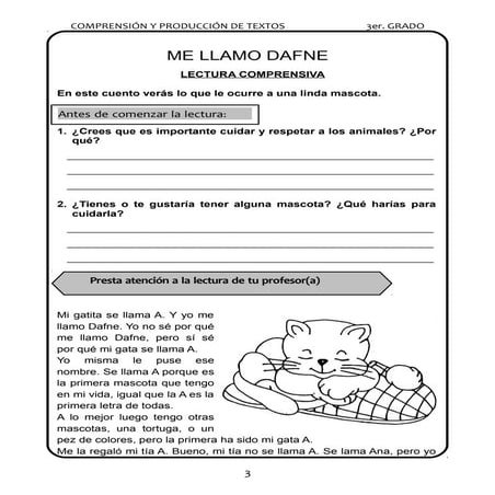 lecturas para el tercer grado de primaria