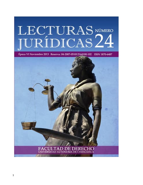 Lecturas jurídicas número 24