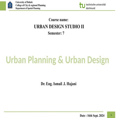 lecture 01 Urban Planning & Urban Design .pptx