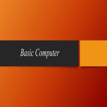Lecture 01 &amp; 02 - what is computer &amp; its types