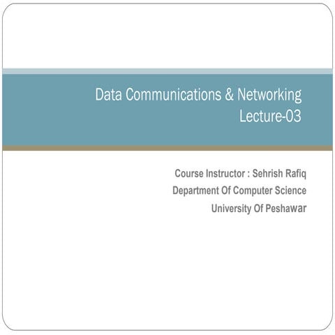 Lecture 03 | PPT