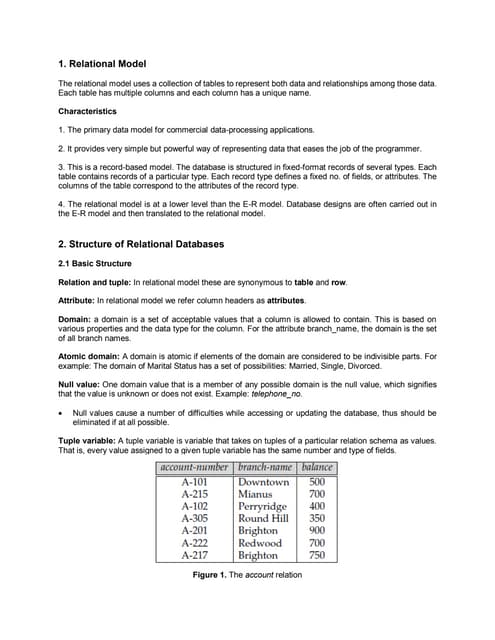 Relational Model