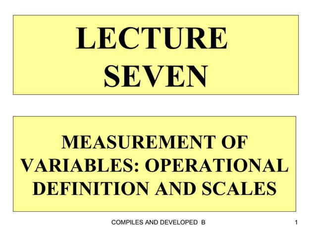 Lecture 07