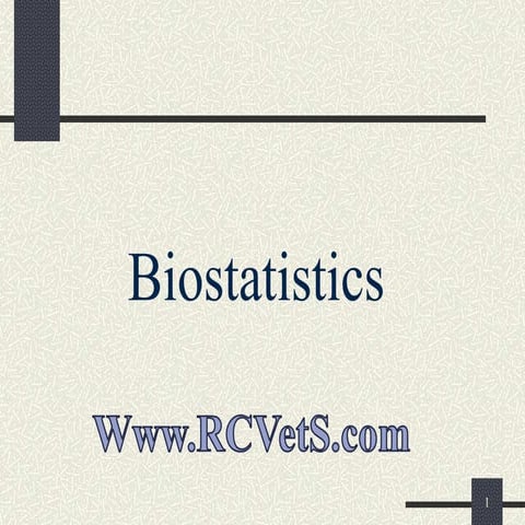 Biostatics