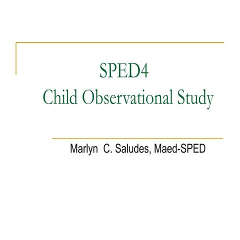 Introduction: What is Observation?