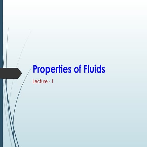 Fluids in Physics | PPTX