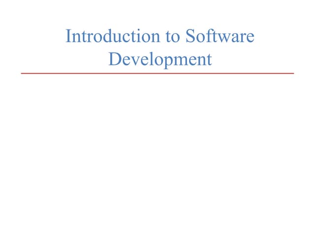 Lecture 1-intro-to-software-development