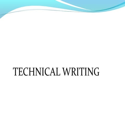 Lecture 1-technical-writing