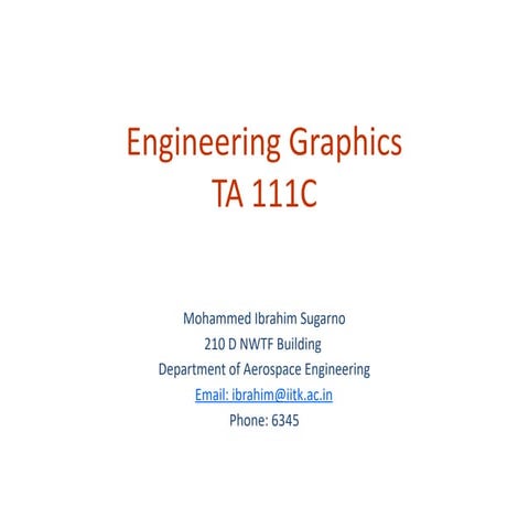 Advanced Engineering Graphics: Space Geometry and Intersection ...