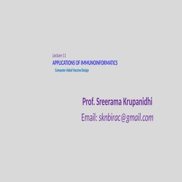 Lecture-11 Applications of Immunoinformatics.pptx