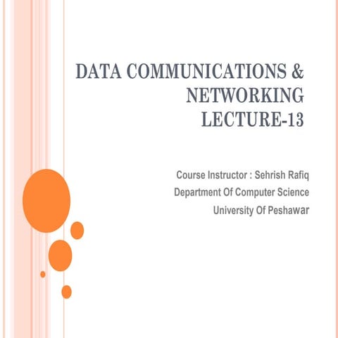 Lecture 13 | PPT
