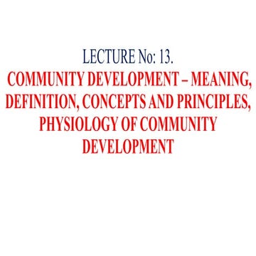 Lecture-13. Community development.pptx