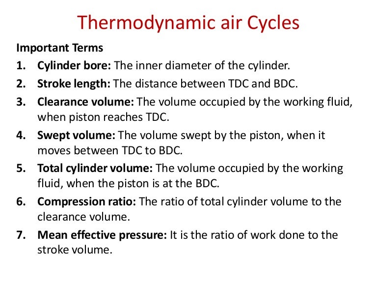 Thermodynamic cycles