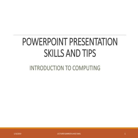 Lecture 14-15-16-presentation skills and tips