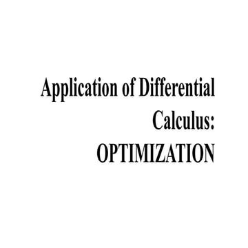 Lecture-14 Optimization-applications of derivatives.pptx