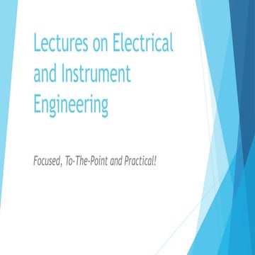 Lecture 1 Basics of Electric Circuits