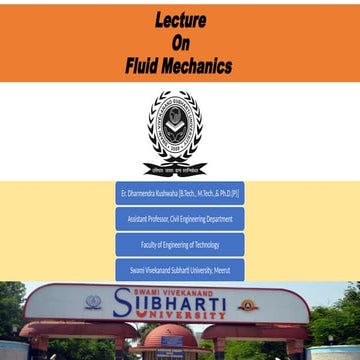 Basic Concepts and Definitions Distinction between a fluid and a solid