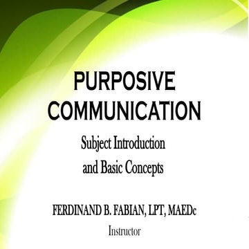 AN INTRODUCTION-TO-PURPOSIVE-COMMUNICATION | PPTX