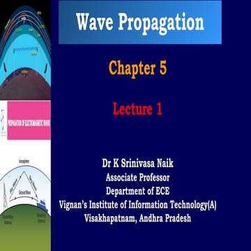 GROUND WAVE PROPAGATION CHARACTERISTICS AND WAVETILT