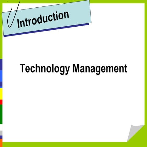 Lecture 1 technology-management_intro