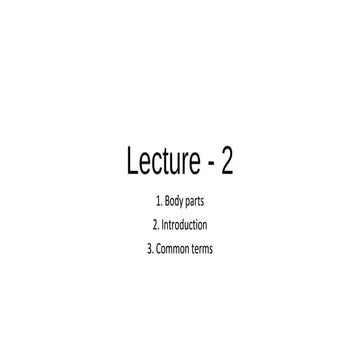 Lecture 2 | PPT
