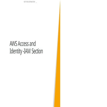AWS IAM user management system presentation