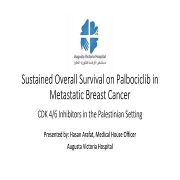 Sustained OS on Palbociclib in MBC