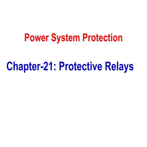 Protection system Lecture.21  Relays.pptx