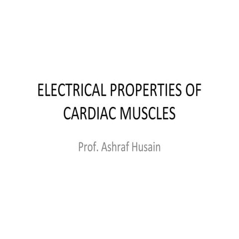 Cardiac Action Potential