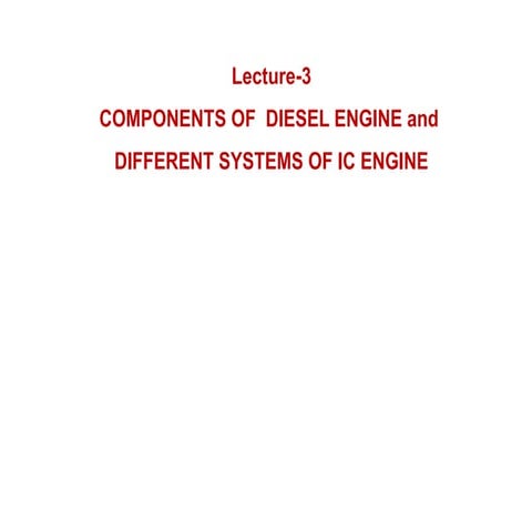 Introduction of engine components | PPTX