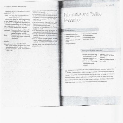 business communication Informative and Positive Messages | PDF