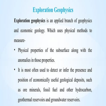 Lecture note on geology for petroleum and mining engineers