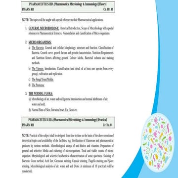 General and Cellular Morphology
