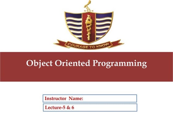 Class and Objects in Java | PDF