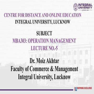 Lecture-5 Operation Management MBA303.pptx