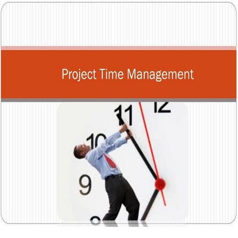 Project time management | PPT
